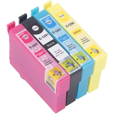 T1291 T1292 T1293 T1294 Printer Inktcartridge Vloeiend Praktisch BK C M Y 4 Kleuren Inktcartridge voor Stylus SX230