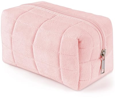 Dailygoods- Make-uptas grote capaciteit - Make-uptas met bloemen - Toilettas voor reizen - Cosmetica organizer - Lichtgewicht en duurzaam - Inclusief zak met trekkoord - Cosmeticatas