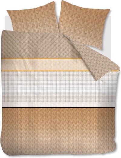 Beddinghouse Dorette Dekbedovertrek - Tweepersoons - 200x200/220 cm - Goud