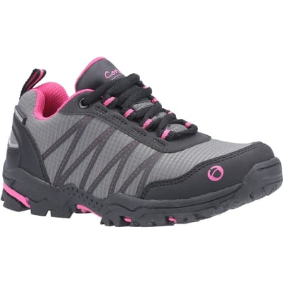 Cotswold Littledean Nylon Meisjes Wandelschoenen Roze/Grijs