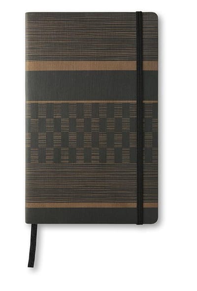 Castelli Milano A5 notitieboek Tatami - bruin - inhoud met lijnen - 130x210 mm - Made in Italy