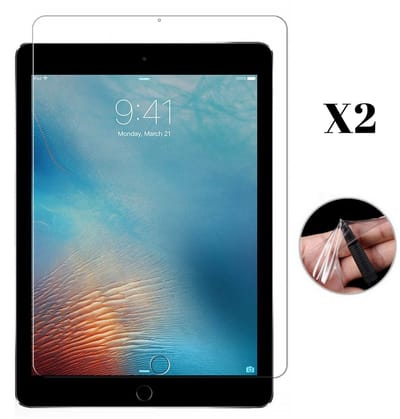 iPad 5 / 6 / Air 1 / Air 2 / Pro 2016 - 2 stuks Beschermende kunststoffen Plastic screenprotector transparante plastic schermfolie voor tablets