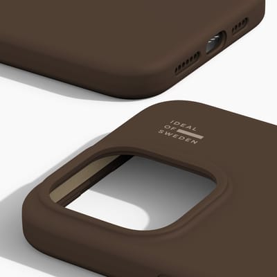 iDeal of Sweden Silicone Case geschikt voor MagSafe geschikt voor iPhone 15 Pro Max - Mocha Mousse