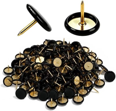 Decoratieve Spijkers - Prikbord Pinnen - Decoratief Bevestigen - Robuust Metaal - 200 Stuks - Zwart
