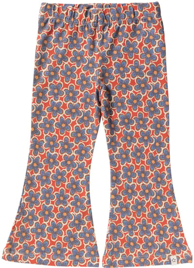 Meisjes flared broek bloemenprint – Your Wishes 128