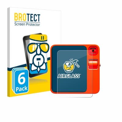 Screenprotector 6 Stuks voor rabbit r1 Beschermglas transparant