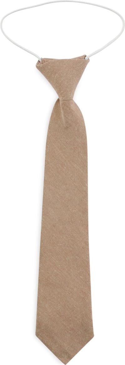 We Love Ties - Stropdassen - Kinderstropdas katoen bruin - lichtbruin