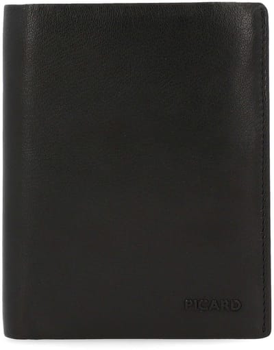 PICARD Leren Portemonnee London Wallet Black Zwart