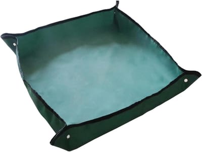 Verpotmat Tuin - Plantentransplantatiekussen - Rommelvrij Potten - Waterdicht Verdikt - 75x110cm - Zwart
