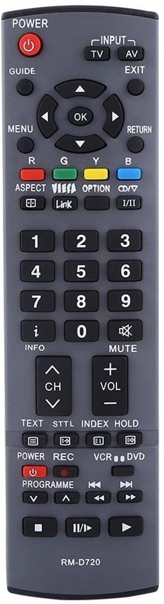 Allecto - Smart TV Afstandsbediening - Universeel - Compact en Gebruiksvriendelijk - Geschikt voor verschillende merken - Voor binnengebruik - Id