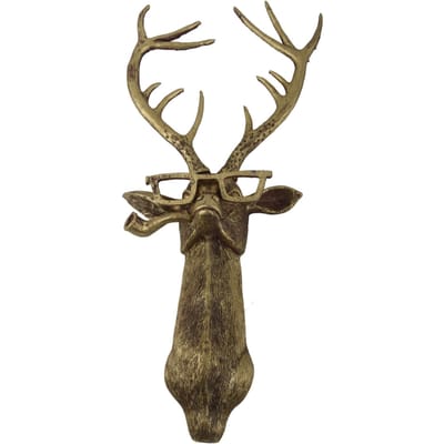 Huisdecoratie Waterdicht Gebronsd Hars Dier Hangsculptuur Zonbescherming Dierenhoofd Wanddecoratie