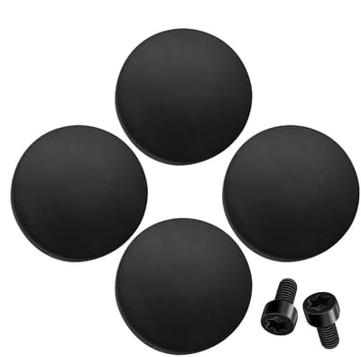 Drukknop Vervanging - Bel Drukker Set - Deur Reparatie - 4 Delige Set - 12 x 9.9 cm - Zwart