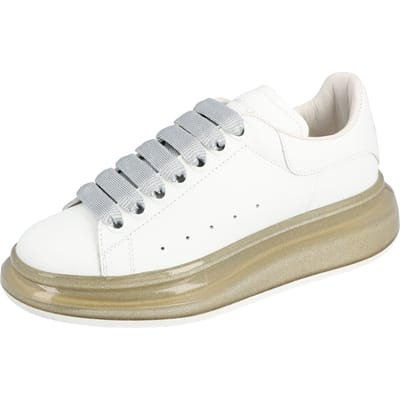 Alexander McQueen Dames Overzadige Sneakers 'Larry' in Wit