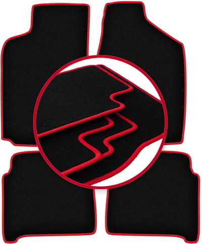 CARLUX-RED automatten voor: Toyota Camry V20 II sedan (1986-1991)