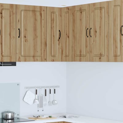 vidaXL - Vaatwasserpaneel - Kalmar - Artisan - Eiken - 57 - x - 57 - x - 80 - cm