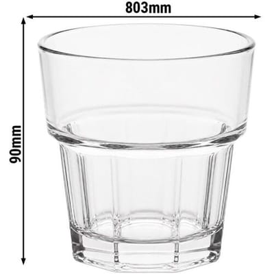 GGM Gastro (50 Stück) Polycarbonatglas - Transparent - 200ml