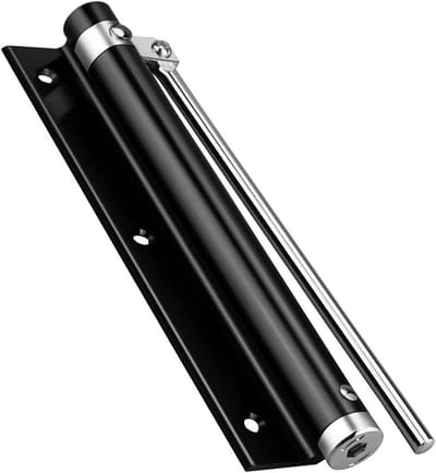 Automatische Deurdranger - Veerdeurdranger Deurcloser - Deuren Sluiten - Verstelbare Sluitkracht - 99lb-132lb Deurgewicht - Zwart