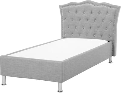 METZ - Kinderbed - Lichtgrijs - 90 x 200 cm - Polyester