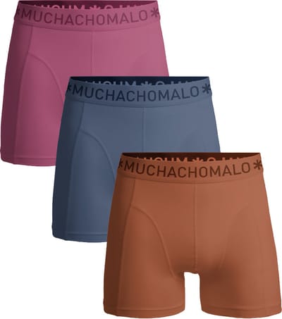 Muchachomalo Boxershort heren – 3 Pack – 95% Katoen – Heren Ondergoed – Kleding – Stevig Ondergoed – Onderbroeken Heren