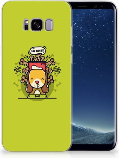 Samsung Galaxy S8 Plus Telefoonhoesje met Naam Doggy Biscuit