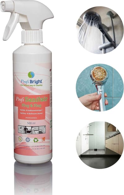 ProfiBright - Zakelijk - Sanitairreiniger - Badkamerreiniger - Kant & klaar - Dierproefvrij - Fris van geur - 500 ml