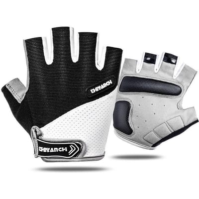 Fietsen Actieve Handschoenen Heren Buitenactiviteit Mountainbike Halfvinger Antislip Handschoenen Schokabsorberend Fitness Fiets Handschoenen L