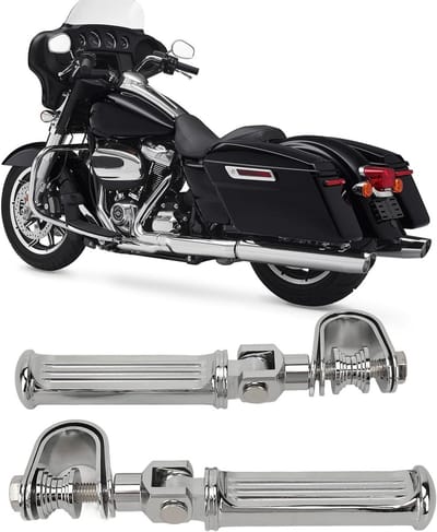Aluminium Voetsteunen voor Motoren, Universele Highway Pegs van 25mm tot 32mm, Vervangende Voetsteunen voor Motoren en Crash Bar Accessoires