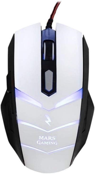 Gaming PC Muis met 5000 DPI, 6 Knoppen en 7 Kleuren LED Verlichting