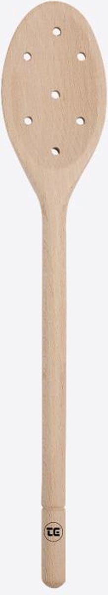 T&G Woodware lepel met gaten uit beuk 30cm