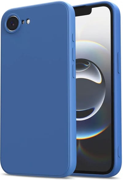 Hoesje met Camera Bescherming Geschikt voor Apple iPhone 17e / 16e | Back Cover | Dun | Flexibel TPU | Blauw