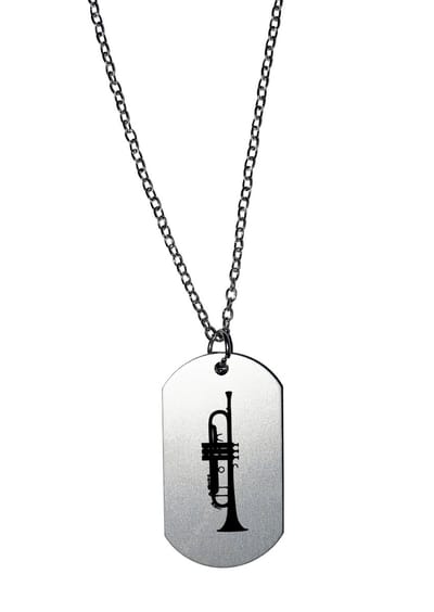 Akyol - trompet ketting - Trompet - beste trompet speler - cadeau - muziek - muziekinstrument