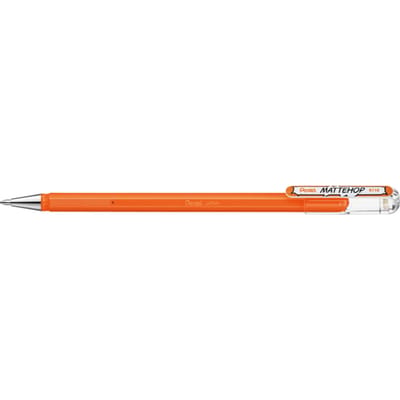 Gelschrijver Pentel K110 Mattehop medium oranje