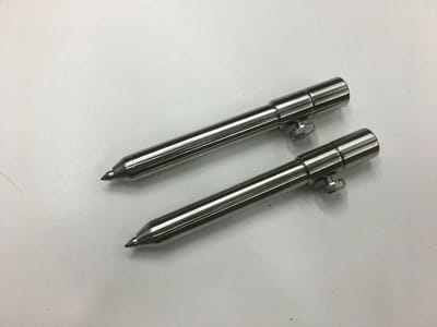 RVS Banksticks Set van 2 - Verstelbaar 15-25 cm - Hengelsport Steunen voor Karper en Witvis
