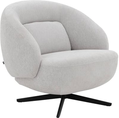 Goossens Fauteuil Saar - Stof - Beige