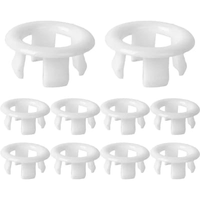 Ronde overloopafdekking voor wasbak, holle overloopring voor wastafel, badafvoerdop, afdekkappen voor de keuken, badkameraccessoires 1PC