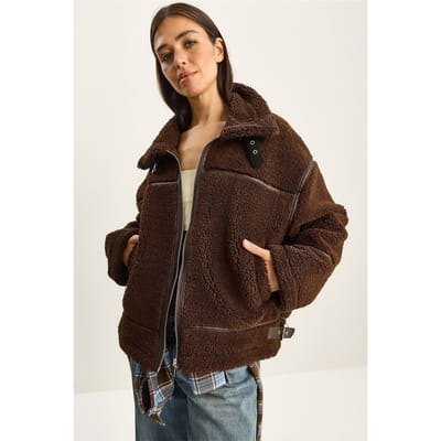 Oversized Neplederen Jasje