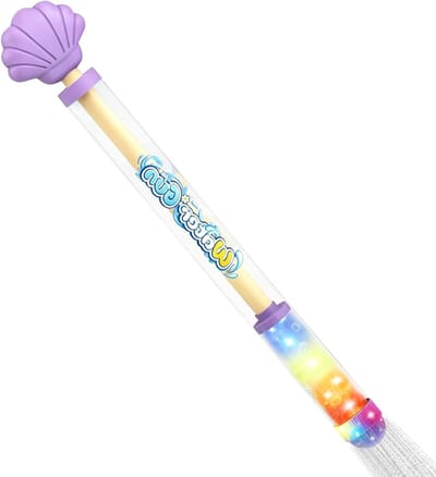 Waterspeelgoed Kinderen - Waterpistool Elektrisch - Buiten Spelen - Met LED Verlichting - 35 cm - Paars