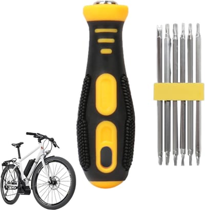 Schroevendraaierset - Reparatieset - Fijne reparaties - 12-in-1 functie - 9 cm bitlengte - Grijs