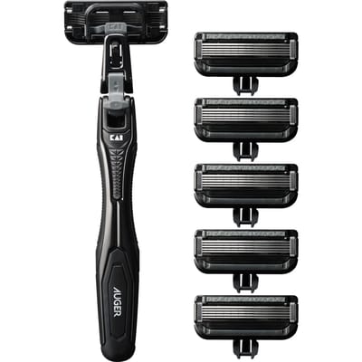 KAI - AUGER System Razor Combo Pack Body & 6 Blade 1 Set