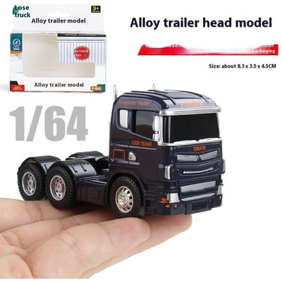 1:64 Serie Platte Trailers Wegenwacht Kit Technisch Voertuig Dubbeldeks Container Vrachtwagen Legering Diecast Auto Model Cadeau Voor Kinderen