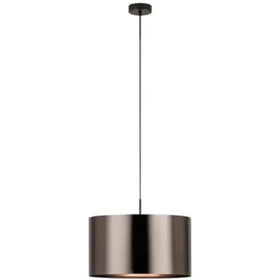 EGLO Saganto 1 - hanglamp - 1-lichts - E27 - Ø45 cm - bruin/koperkleurig