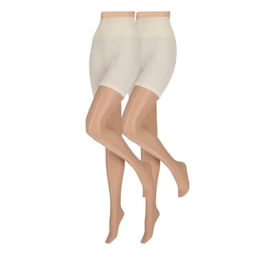 Morethansocks - korte legging dames - ribbed - 2-Pack - Maat S t/m XXL - legging - biker shorts - lange onderbroek dames