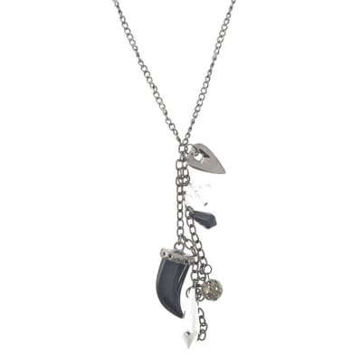 Behave® Ketting zwart met hanger – 42 cm
