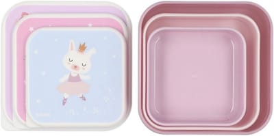 Snackdoos set 3 stuks - Ballet - Tutete
