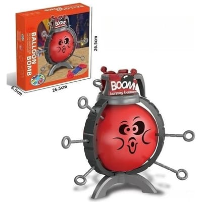 Ballonnen Boom Feestspellen Prank Exploderende Ballon Spel voor Familie Interactief Plezier Stok Prik Spel voor Kinderen Verjaardagscadeau gray