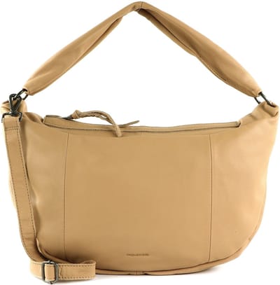 FREDsBRUDER Leren Schoudertas Rousur Shoulderbag Sand Beige