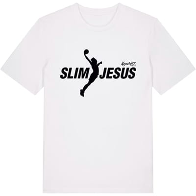 Kickz Duitsland Slim Jesus T-shirt wit T-shirt Wit