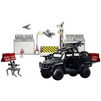 Militaire Soldaten Ww2 Speciale Krachten The Hurt Locker Pantserwagen Assemblage Bouwstenen Bakstenen Model Speelgoed Kinderen Cadeaus black