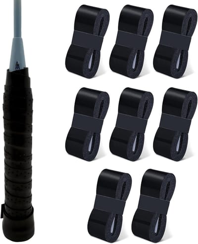 8 Stuks Zelfklevende Grip Bands voor Tennis, Badminton en Squash Rackets - Antislip en Duurzaam