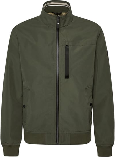 s.Oliver - male - Sportieve blouson met opstaande kraag en geribde manchetten